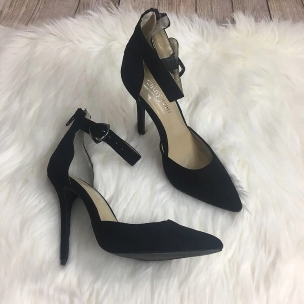 Cathy jean skinny ankle strap sexy heels